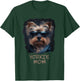 Yorkie Mom - cute cool dog in sunglasses (C) T-Shirt - T-Shirt | Forest