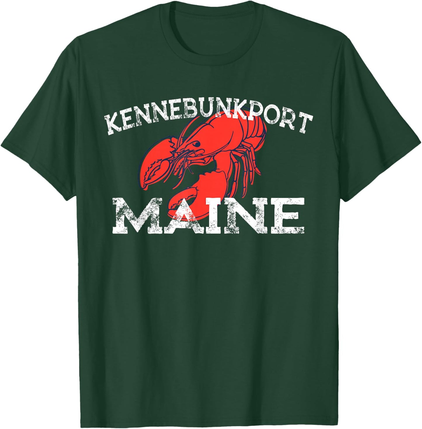 Kennebunkport Maine Lobster T-Shirt - T-Shirt | Forest