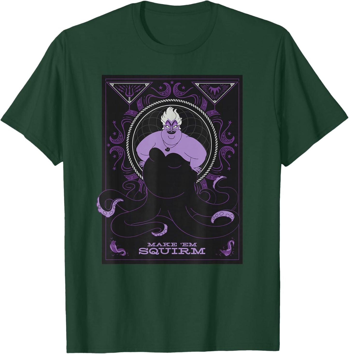 Disney Villains Ursula The Little Mermaid Make ‘Em Squirm T-Shirt - T-Shirt | Forest