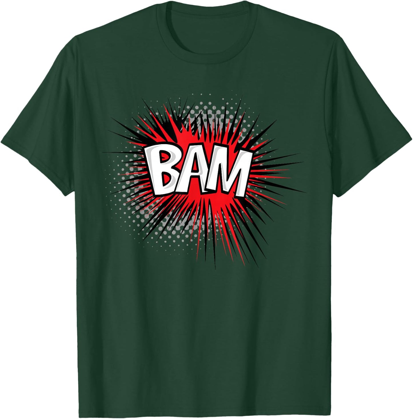 BAM! Iconic Comic Fun Shirt T-Shirt - T-Shirt | Forest