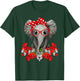 Save The Elephants Elephant mom red bow woman T-Shirt - T-Shirt | Forest