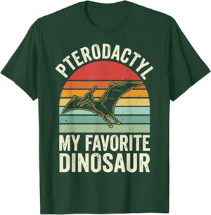 Pterodactyl My Favorite Dinosaur T-Shirt - T-Shirt | Forest