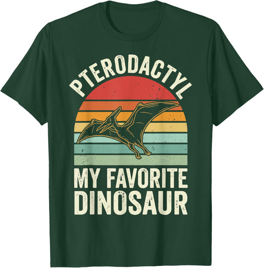 Pterodactyl My Favorite Dinosaur T-Shirt - T-Shirt | Forest