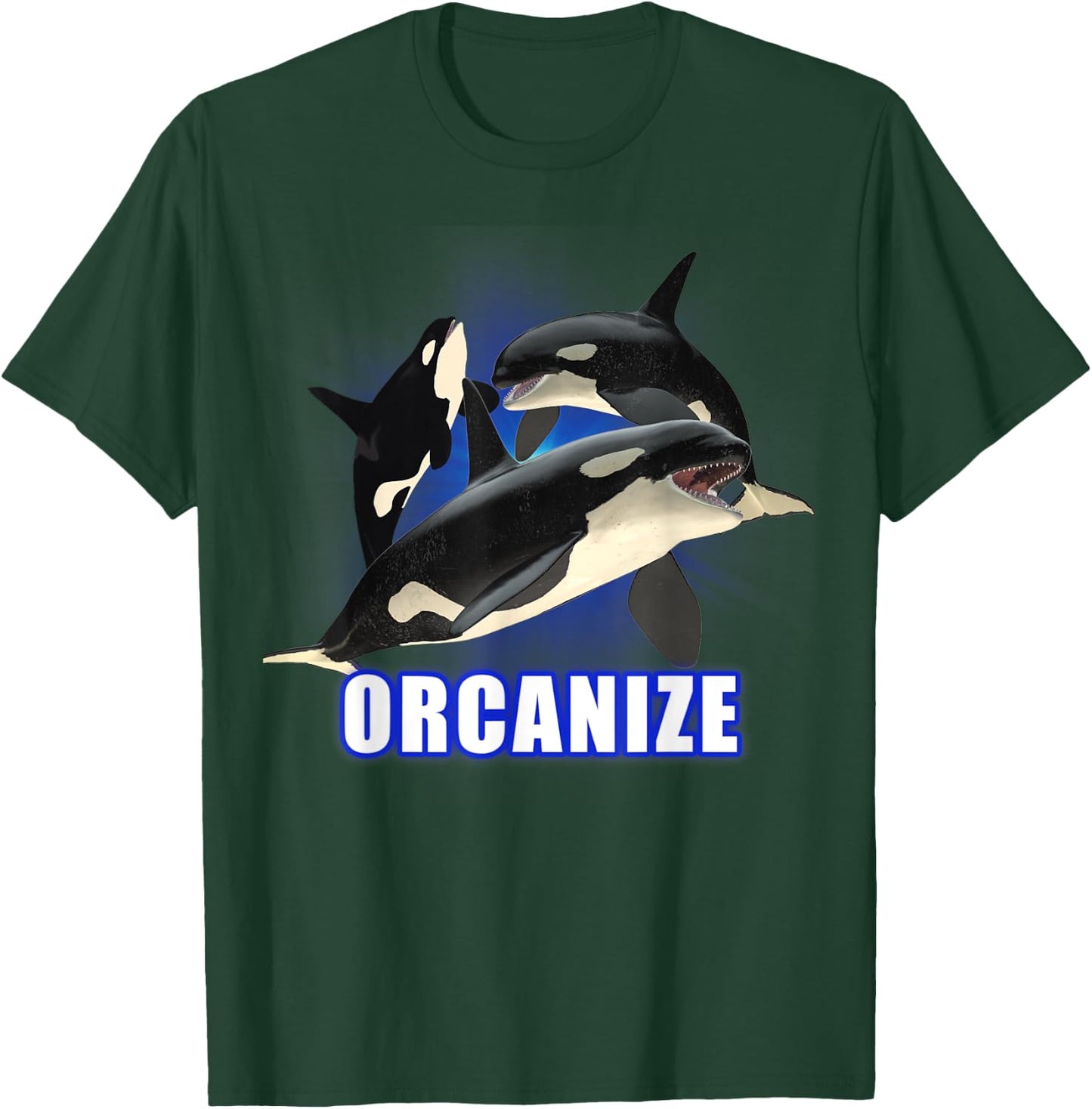 ORCANIZE Orcas Organzie Support T-Shirt - T-Shirt | Forest