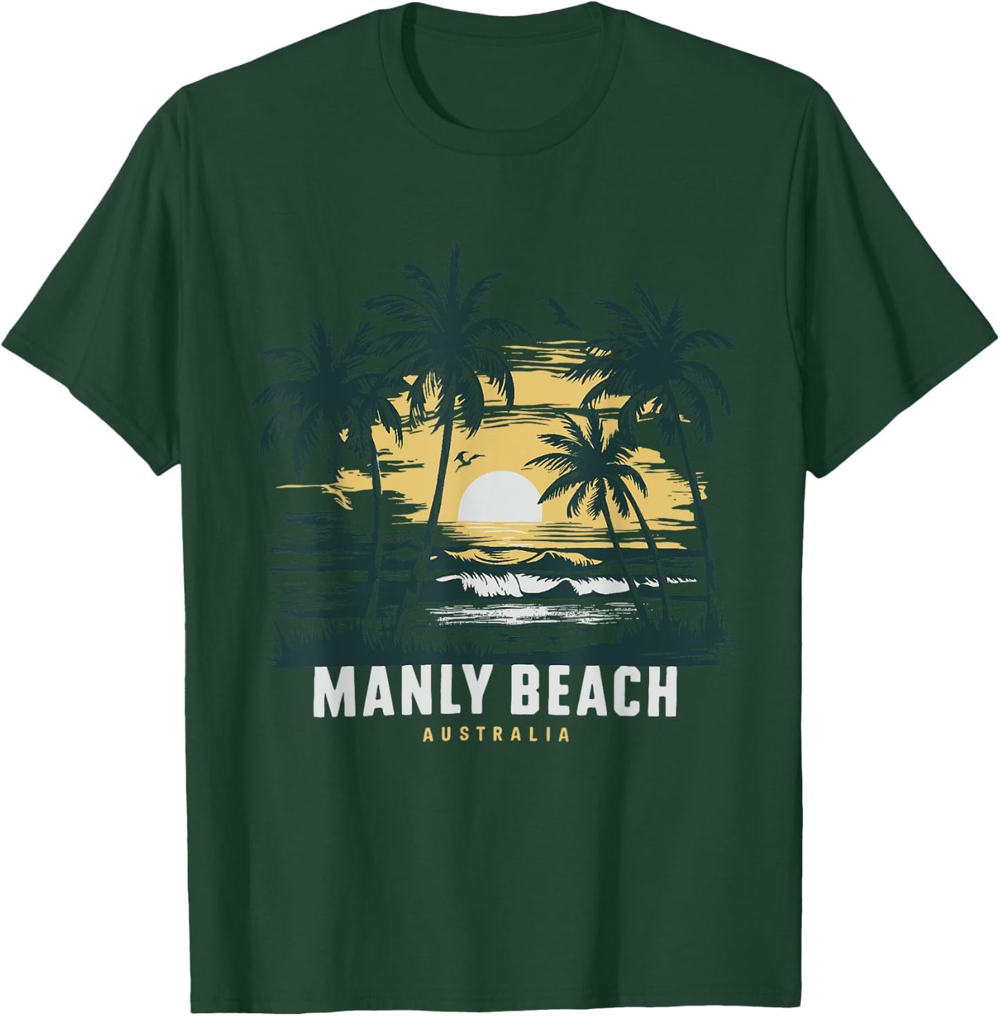 Australia Manly Beach T-Shirt - T-Shirt | Forest