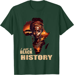Black History Month Afrikanische Frau, Mädchen und Kinder T-Shirt - T-Shirt | Forest