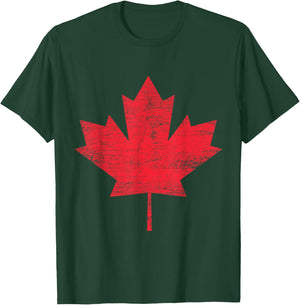 Vintage Maple Leaf Canada T-Shirt - T-Shirt | Forest