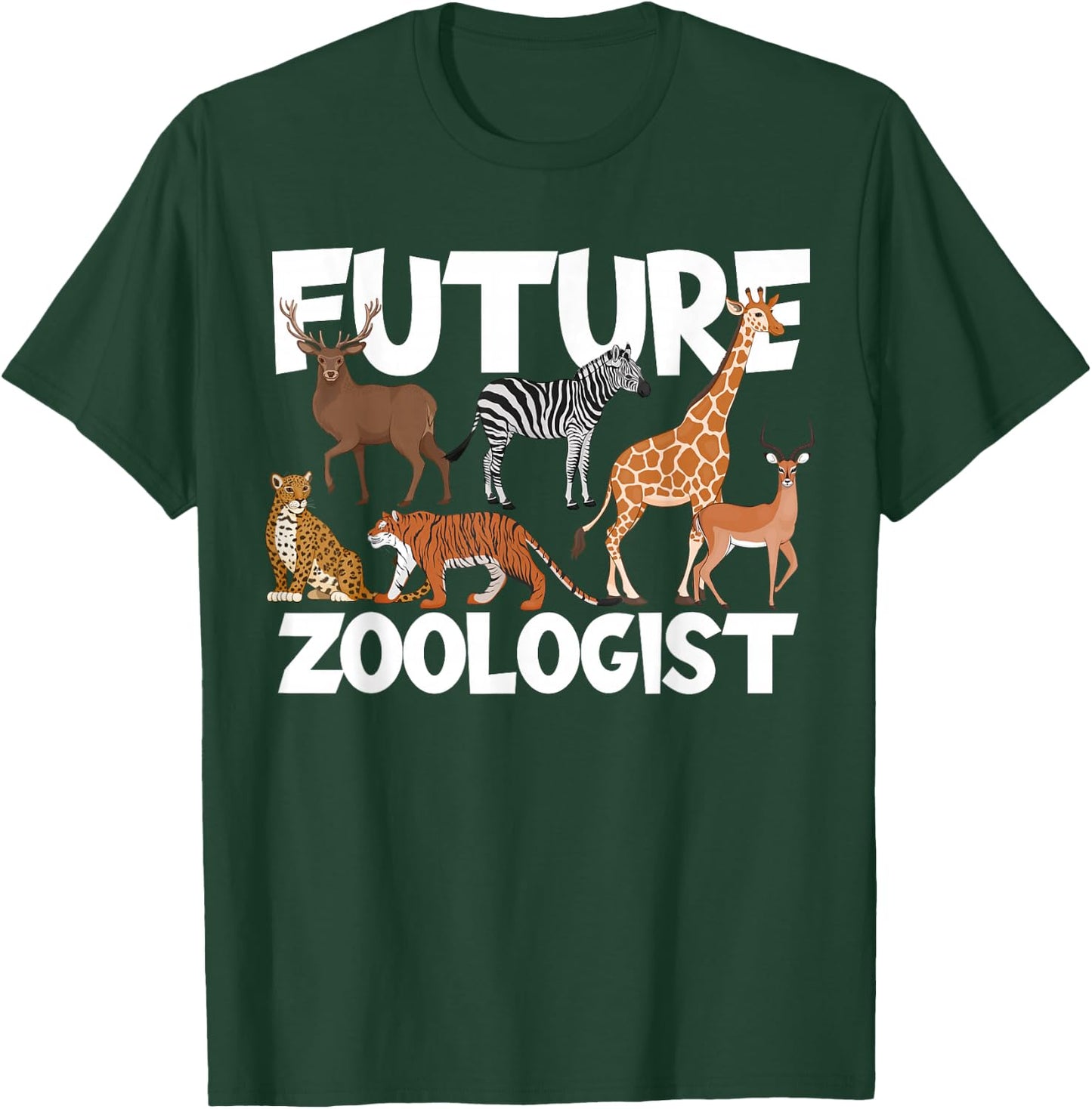 Future Zoologist Zoo Safari Wild Animal Lovers T-Shirt - T-Shirt | Forest
