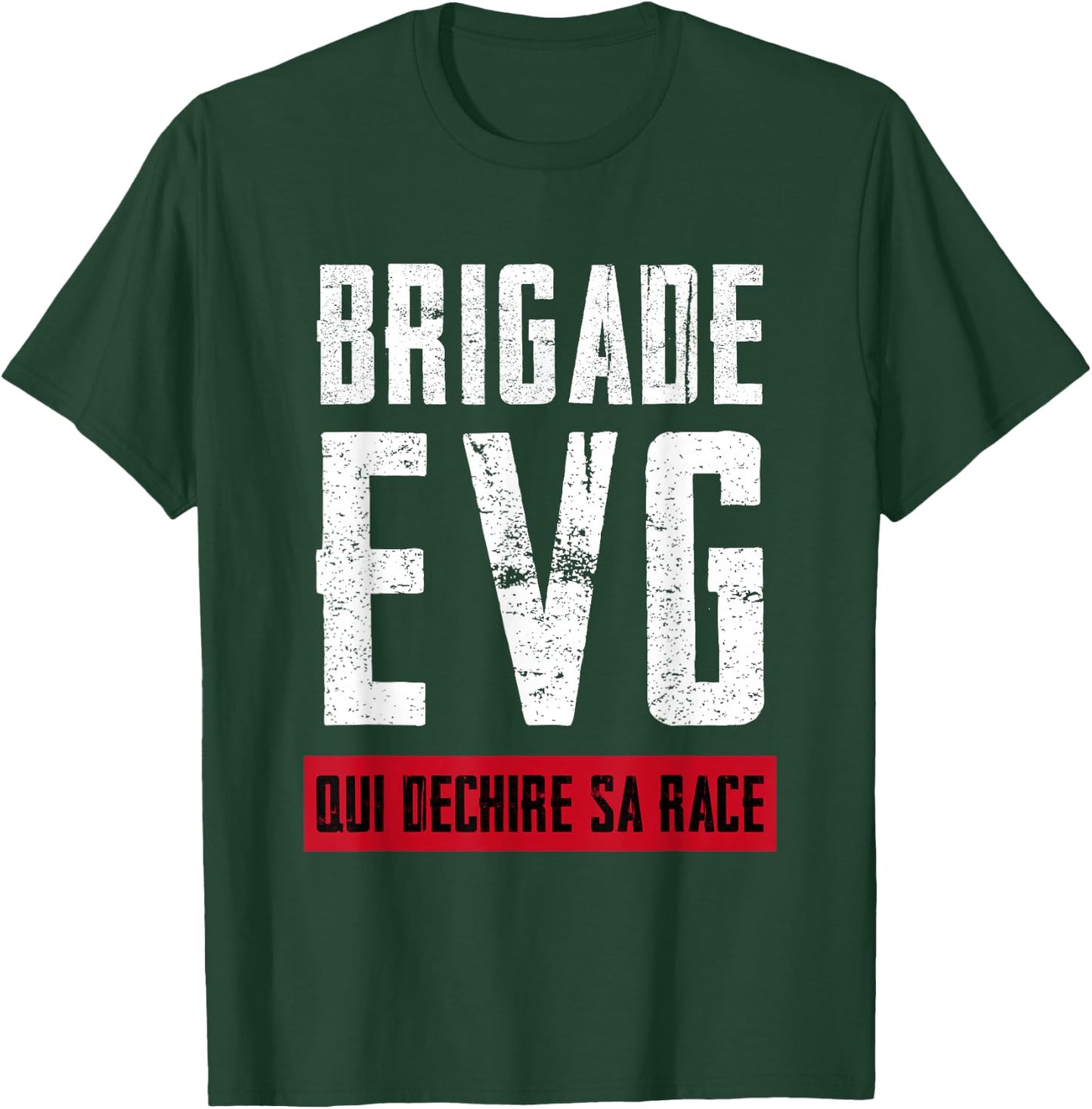 EVG Homme Brigade EVG Deguisement Enterrement Vie De Garçon T-Shirt - T-Shirt | Forest