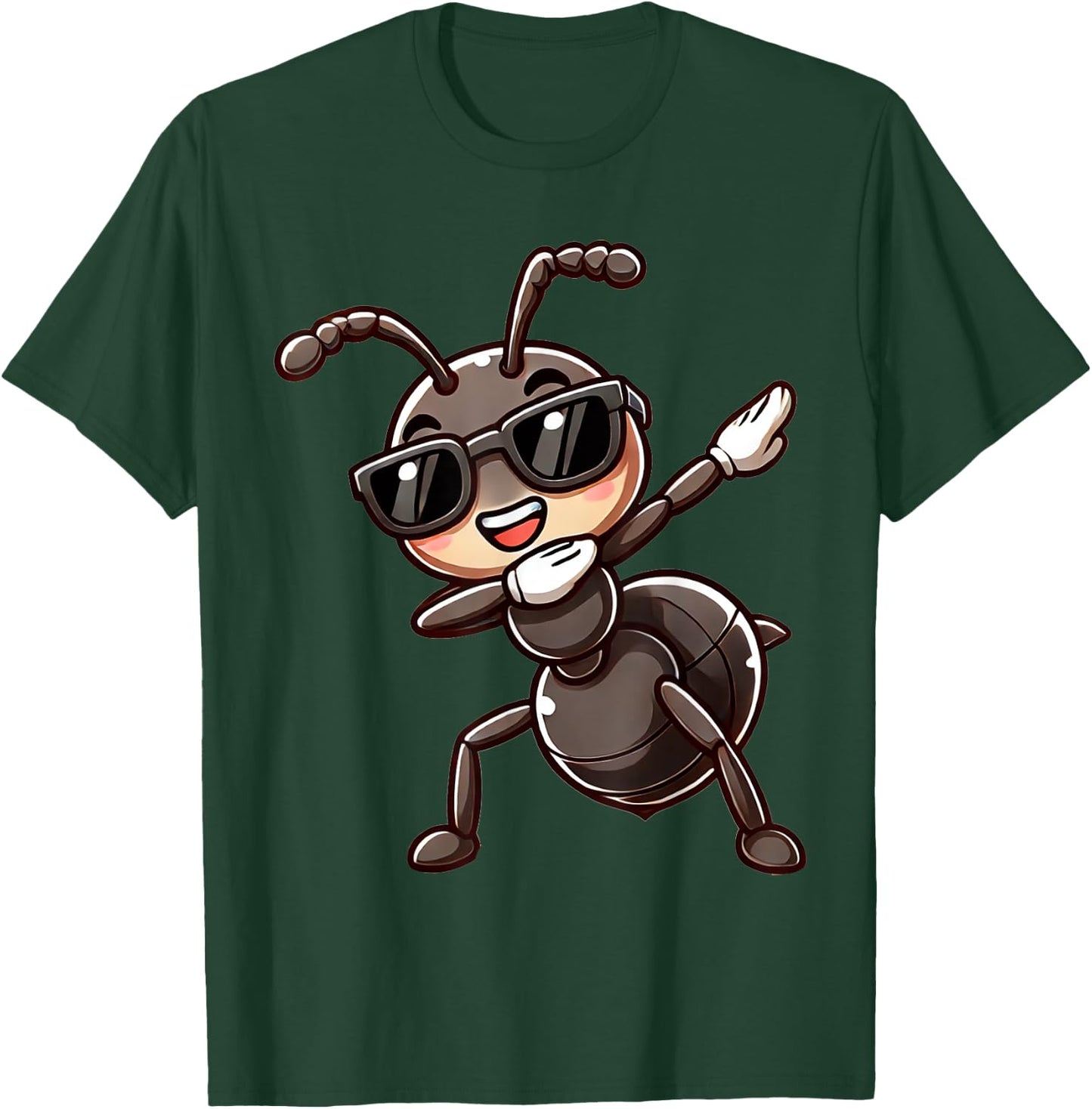 Dabbing Ant Funny Ant Gift with Dabben Ant , black T-Shirt - T-Shirt | Forest