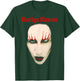 Marilyn Manson – Big Face Red Lips , Black, S T-Shirt - T-Shirt | Forest
