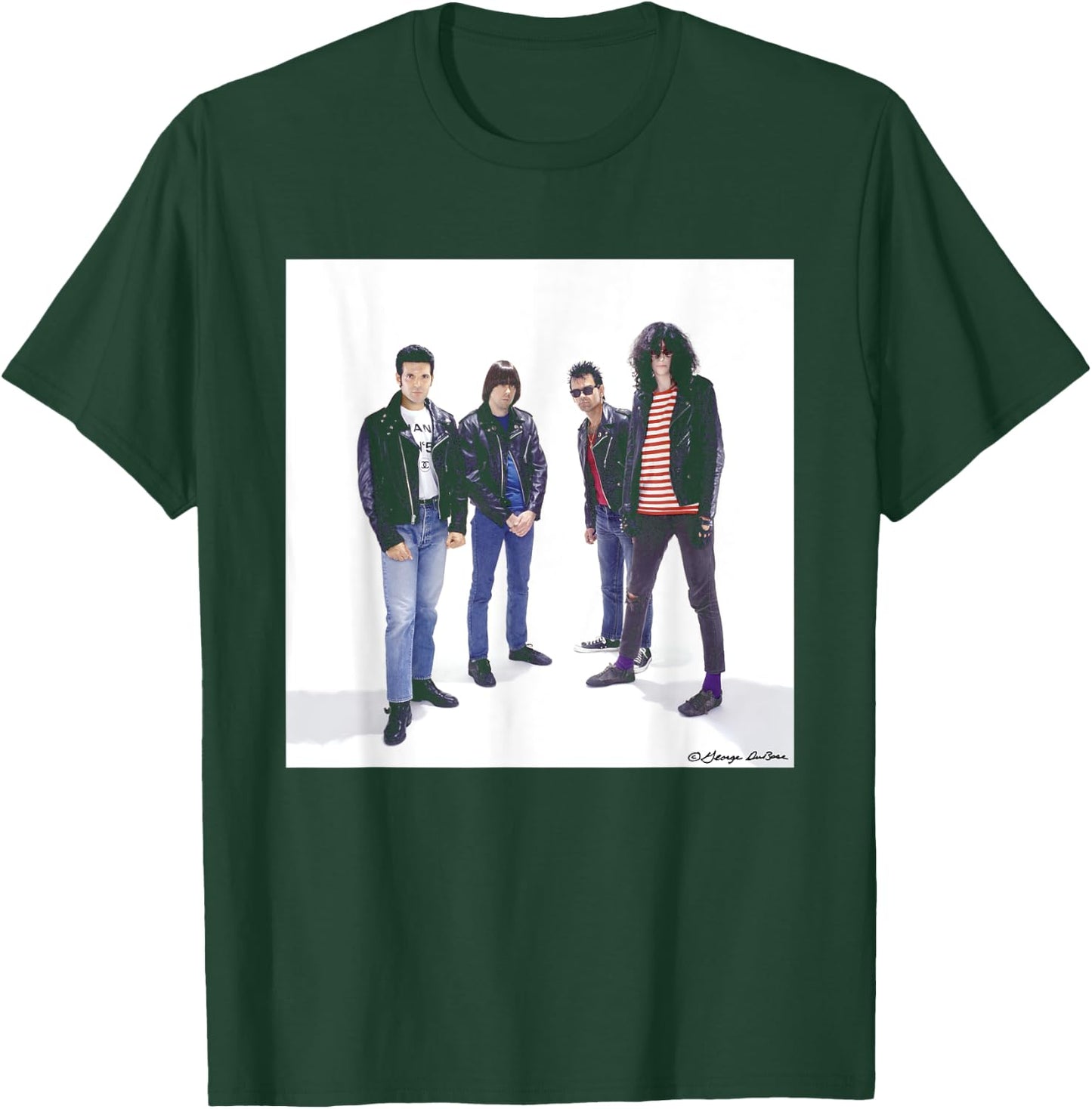 Ramones & Clement Burke Band Shoot By George DuBose T-Shirt - T-Shirt | Forest
