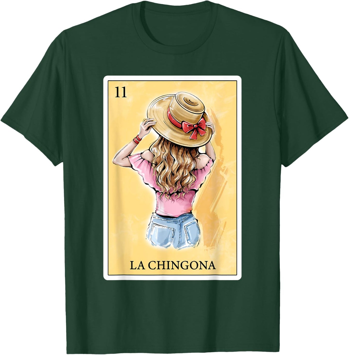 Funny Spanish-Mexican Bingo Gifts - La Chingona T-Shirt - T-Shirt | Forest