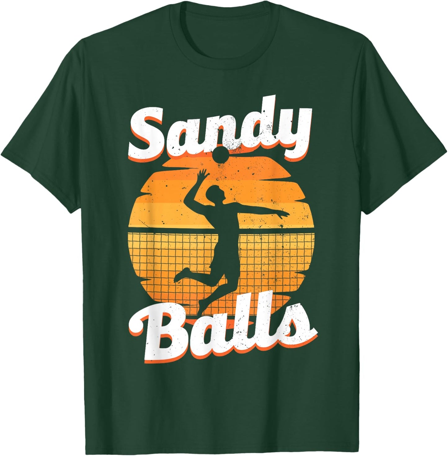 Funny Beach Volleyball Art Women Beach Volley Player T-Shirt - T-Shirt | Forest
