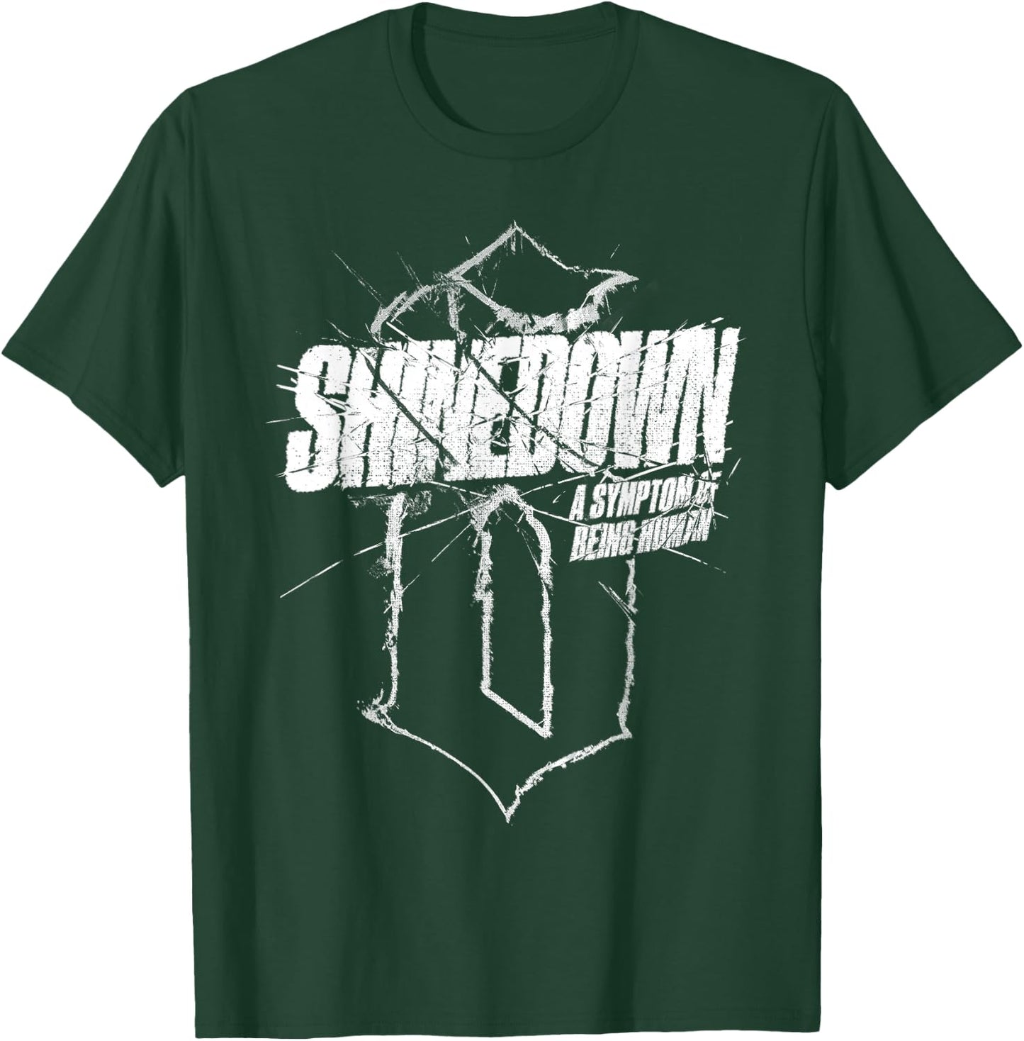 Shinedown Shattered Logo T-Shirt - T-Shirt | Forest