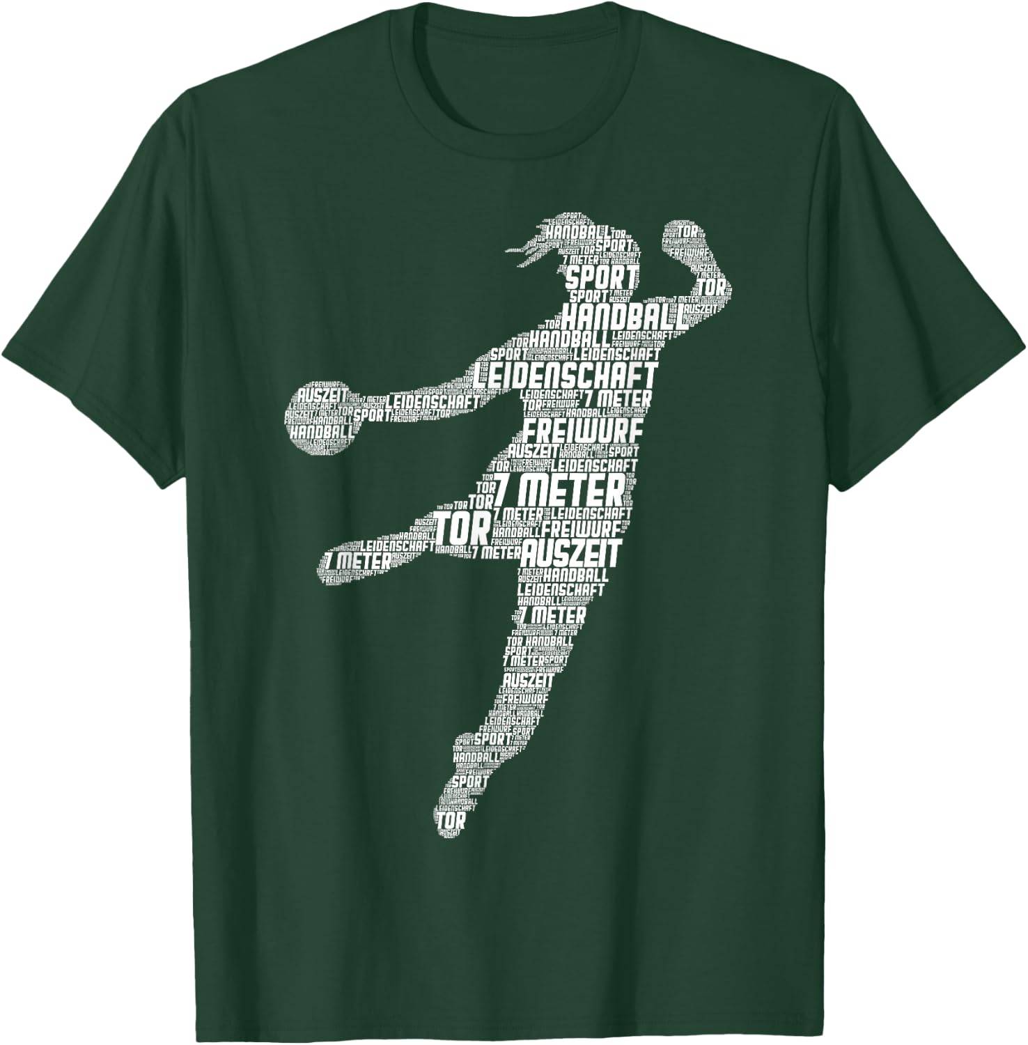 Handball Handballerin Handballspieler Mädchen Frauen Kinder T-Shirt - T-Shirt | Forest