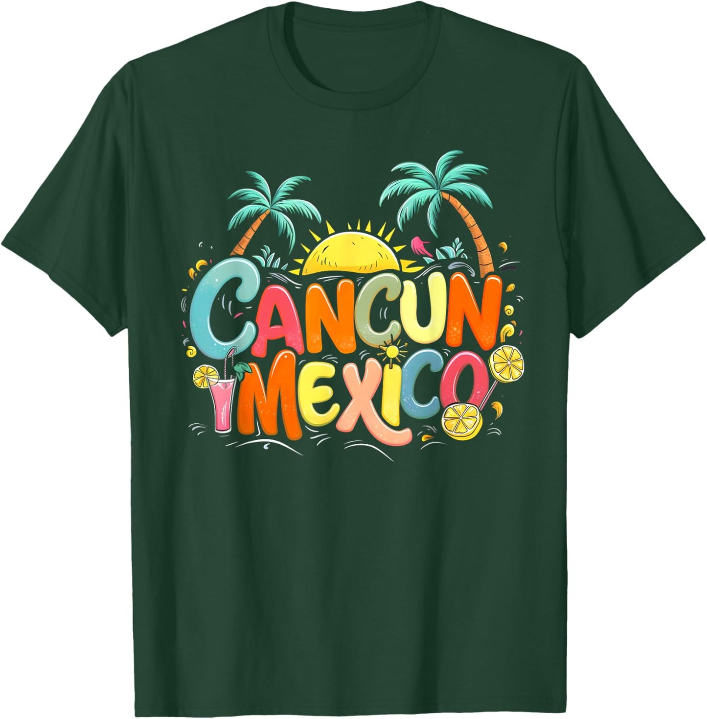 Cancun Mexico T-Shirt - T-Shirt | Forest