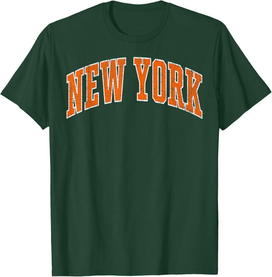 Vintage New York Retro New York Throwback Design T-Shirt - T-Shirt | Forest