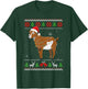 Goat Christmas Sweater Goat Christmas Tree Lights T-Shirt - T-Shirt | Forest