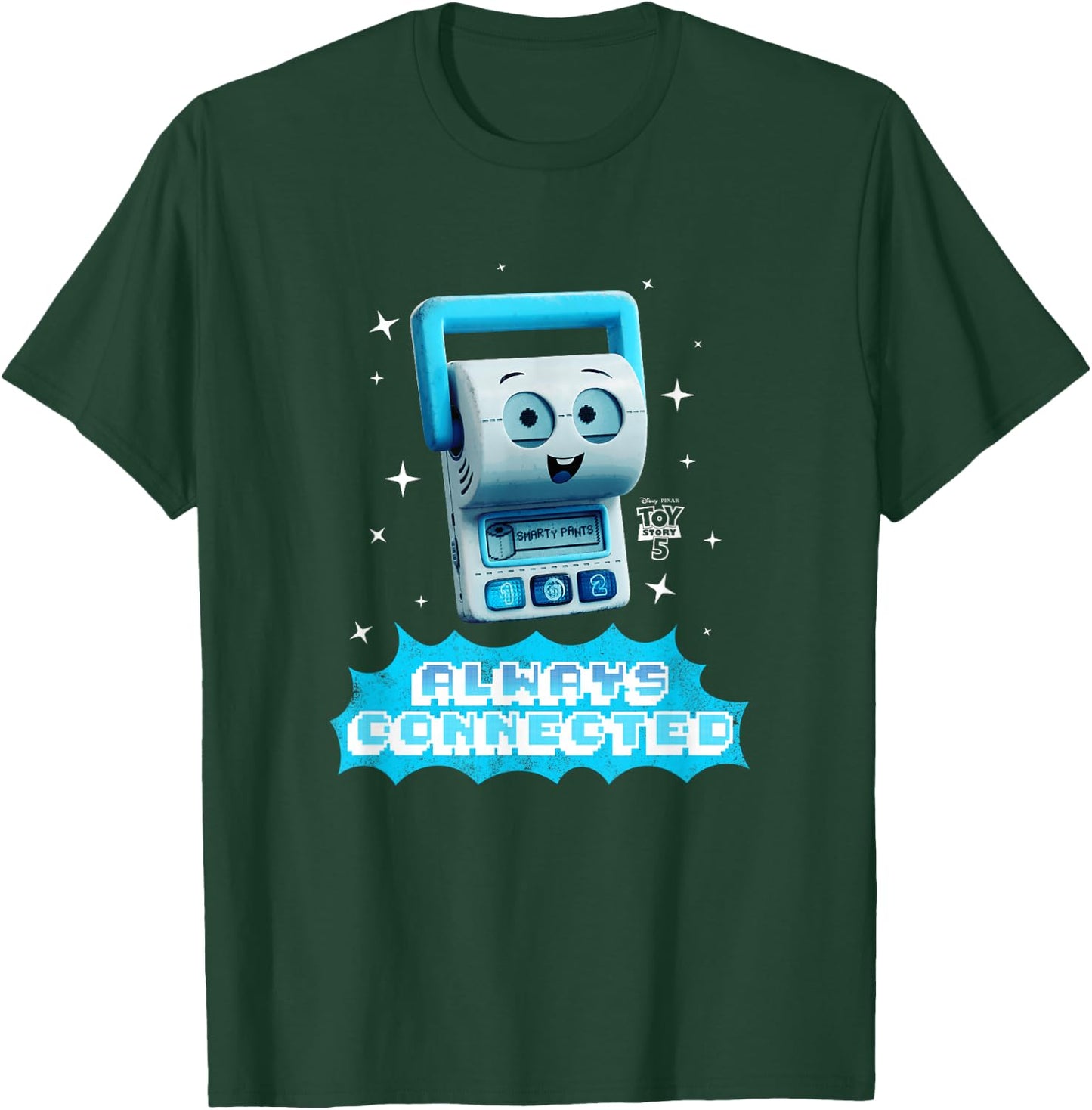 Disney Pixar Toy Story 5 Smarty Pants Always Connected T-Shirt - T-Shirt | Forest