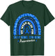 Rainbow August Blue for Short Bowel Syndrome Awareness T-Shirt - T-Shirt | Forest