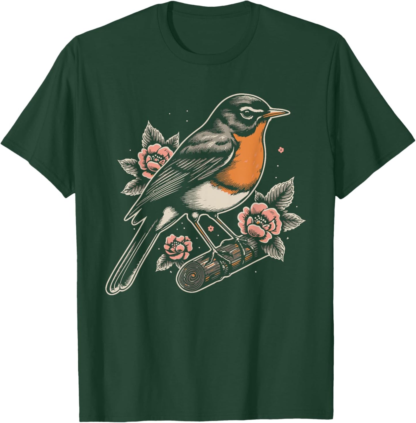 American Robin Vintage T-Shirt - T-Shirt | Forest