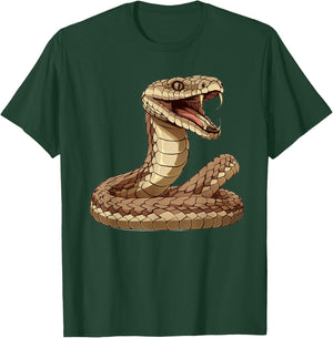 King Cobra With A Comical Face T-Shirt - T-Shirt | Forest