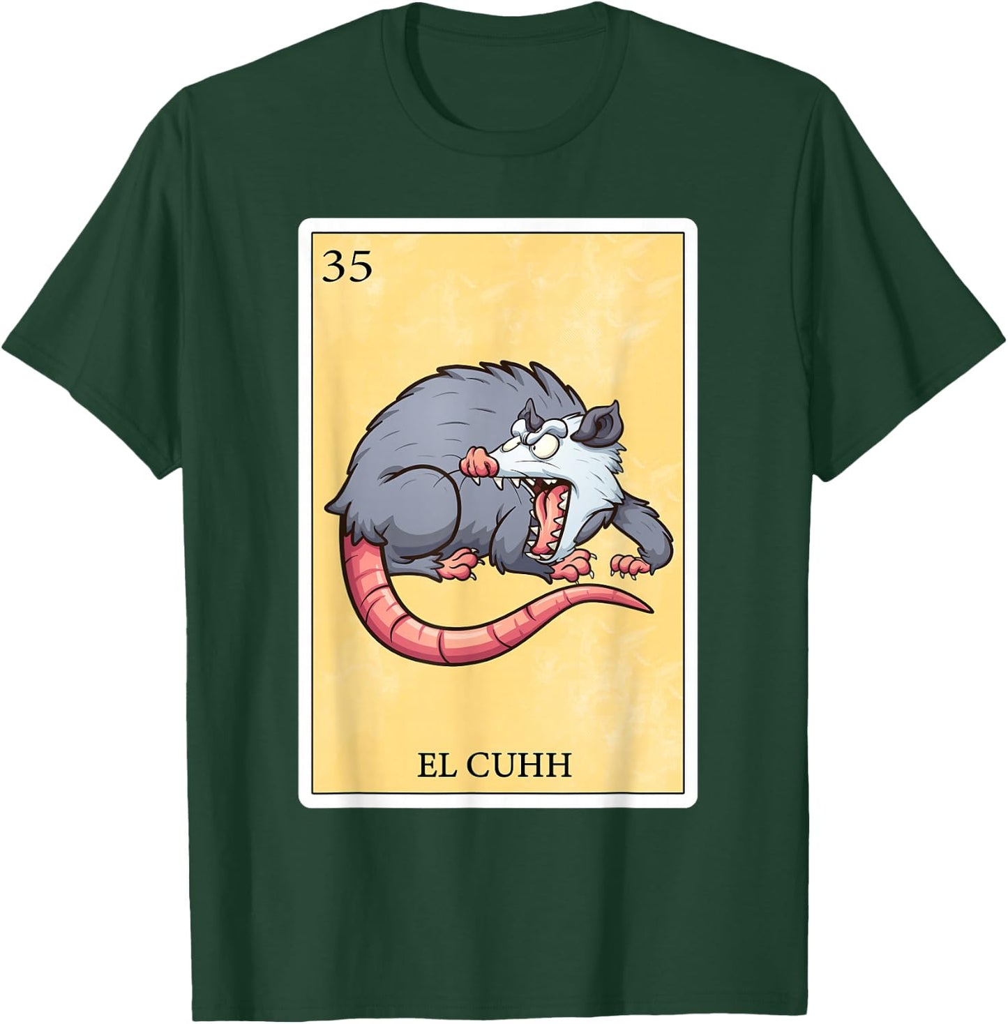 Spanish-Mexican Bingo Funny Gifts - El Cuhh T-Shirt - T-Shirt | Forest