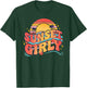 Sunset Girly Tropical Beach Sunset Groovy Summer T-Shirt - T-Shirt | Forest