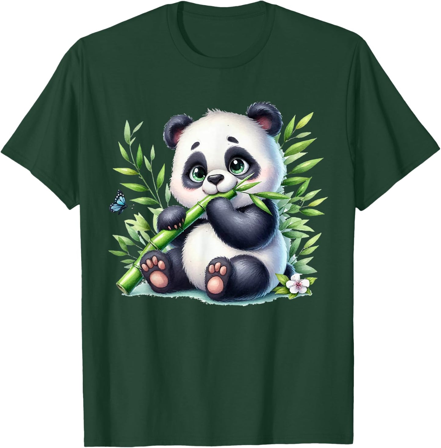 Watercolor Panda T-Shirt - T-Shirt | Forest