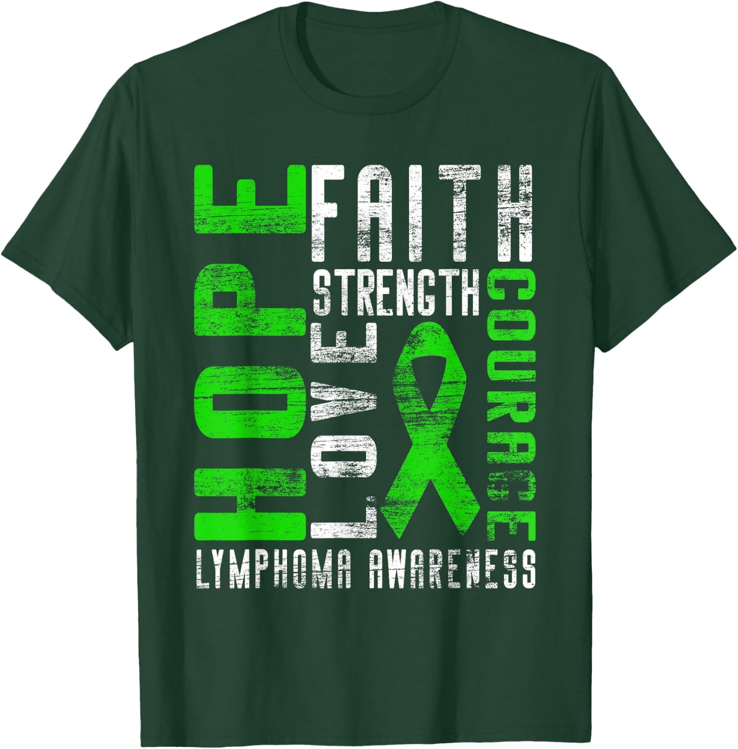 Non-Hodgkin's Lymphoma Awareness T-Shirt - T-Shirt | Forest