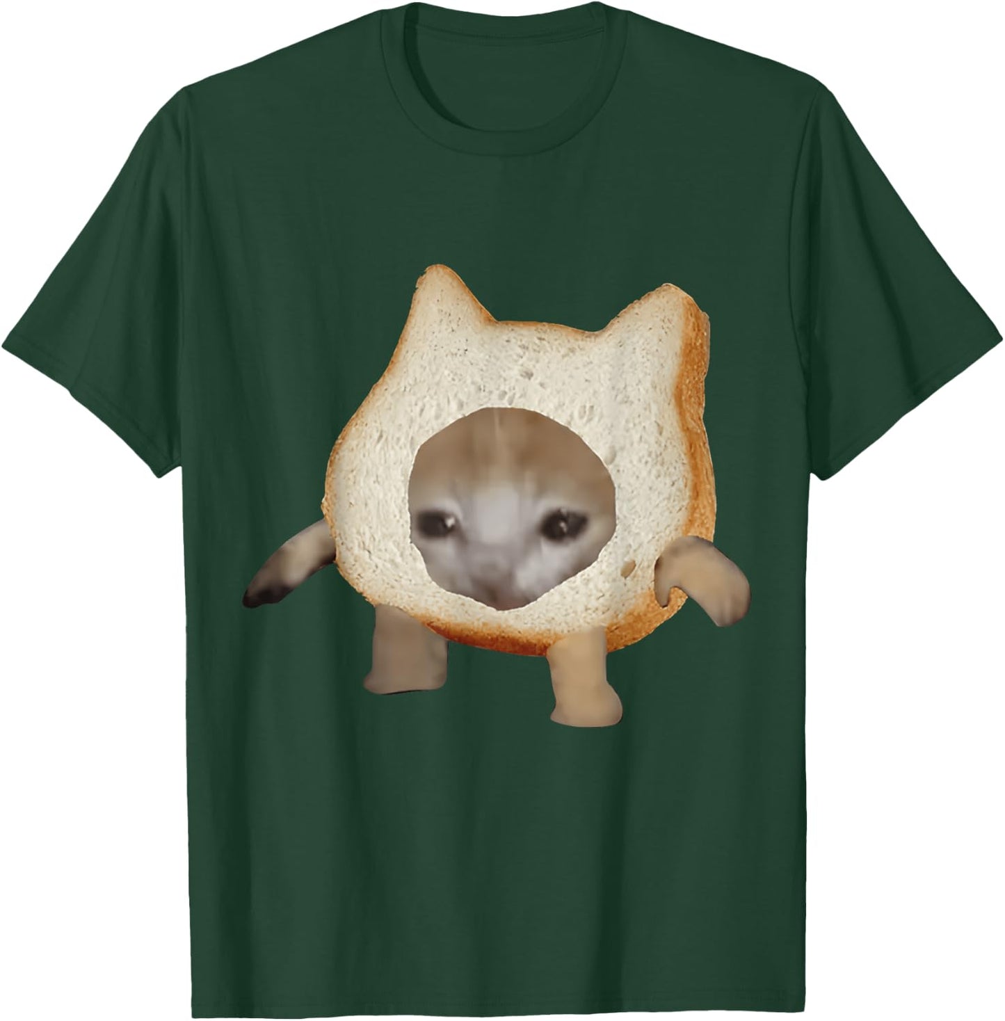 Bread Cat Meme T-Shirt - T-Shirt | Forest