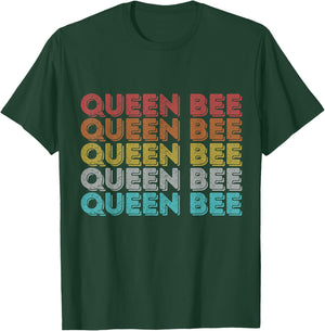 Vintage Retro Queen Bee T-Shirt - T-Shirt | Forest