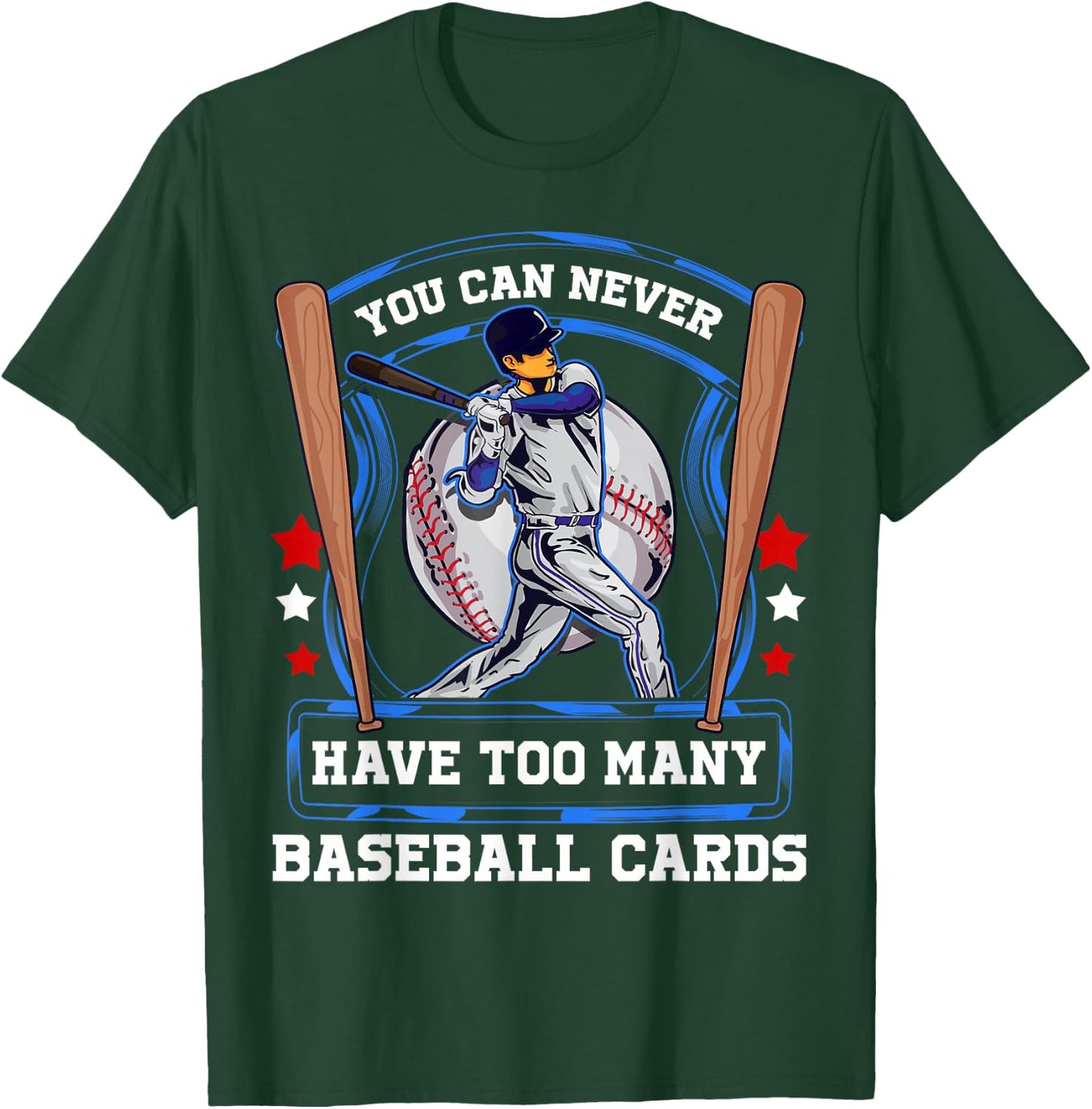 Baseball Cards T-Shirt - T-Shirt | Forest