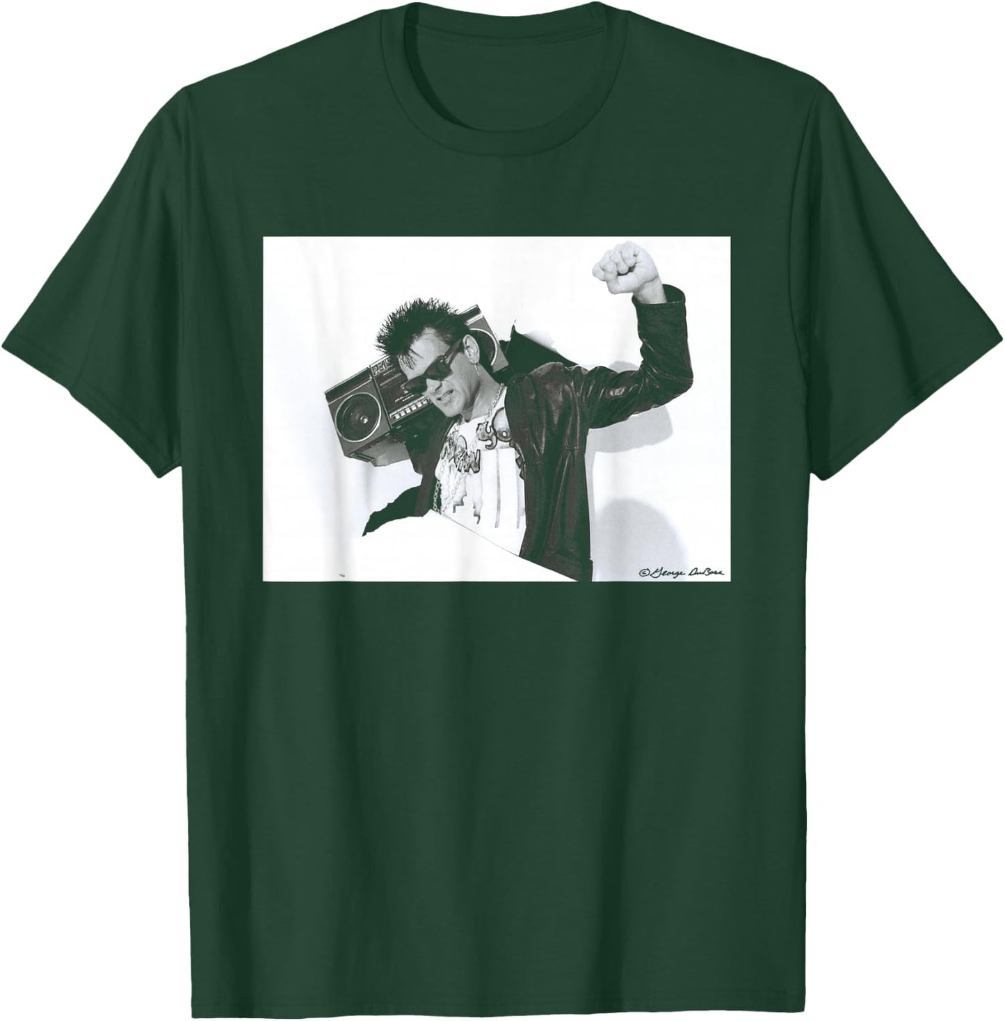 Rapper Dee Dee King of The Ramones by George DuBose T-Shirt - T-Shirt | Forest