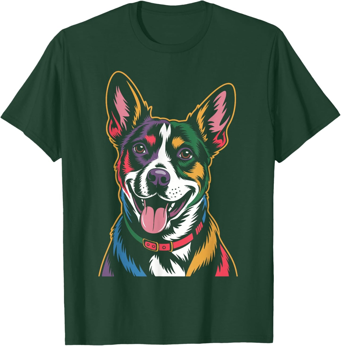 Colorful Jack Russell Terrier T-Shirt - T-Shirt | Forest