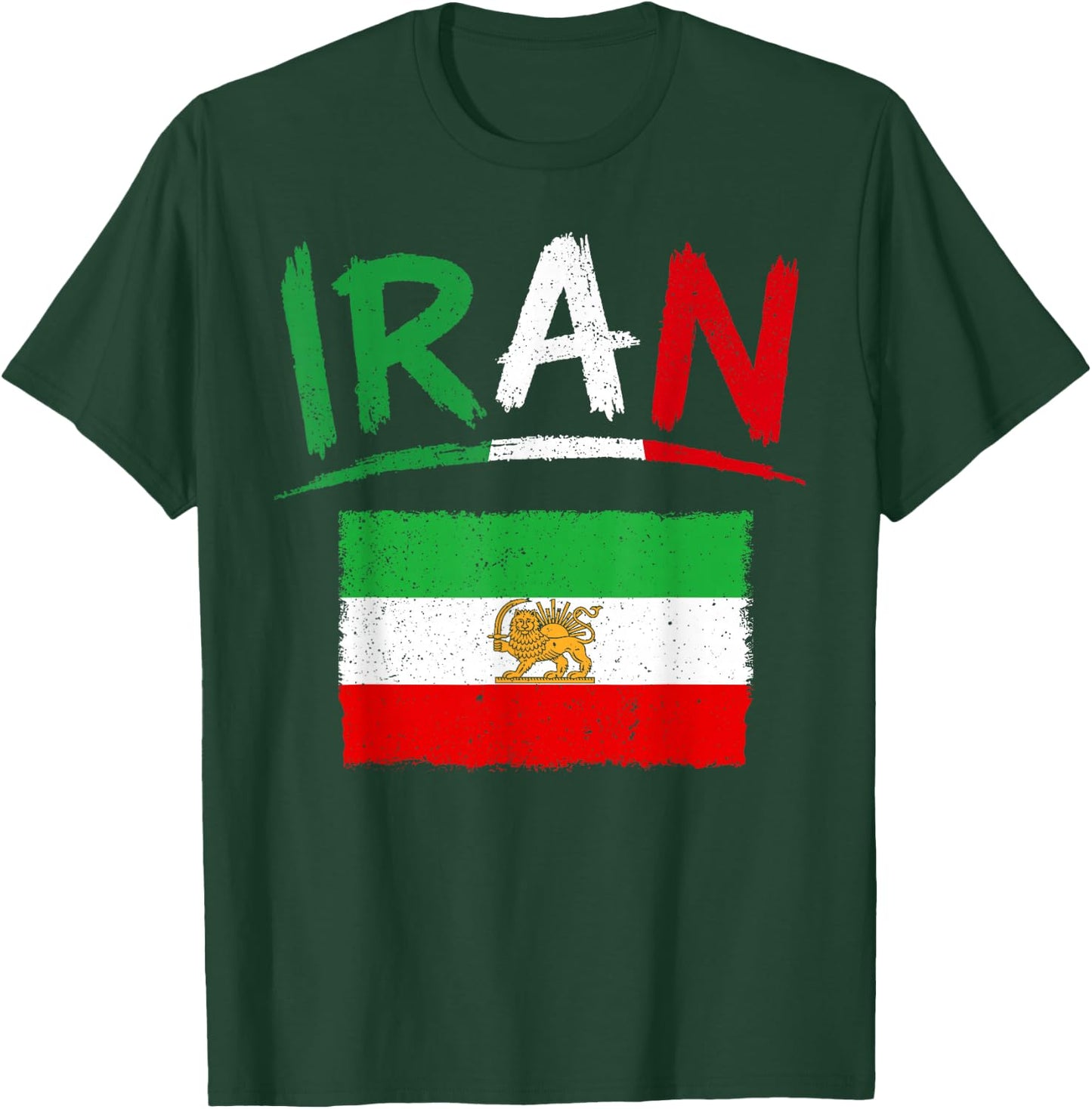 Iran Lion Sun Flag,Iran,Persian,Flag of Iran T-Shirt - T-Shirt | Forest