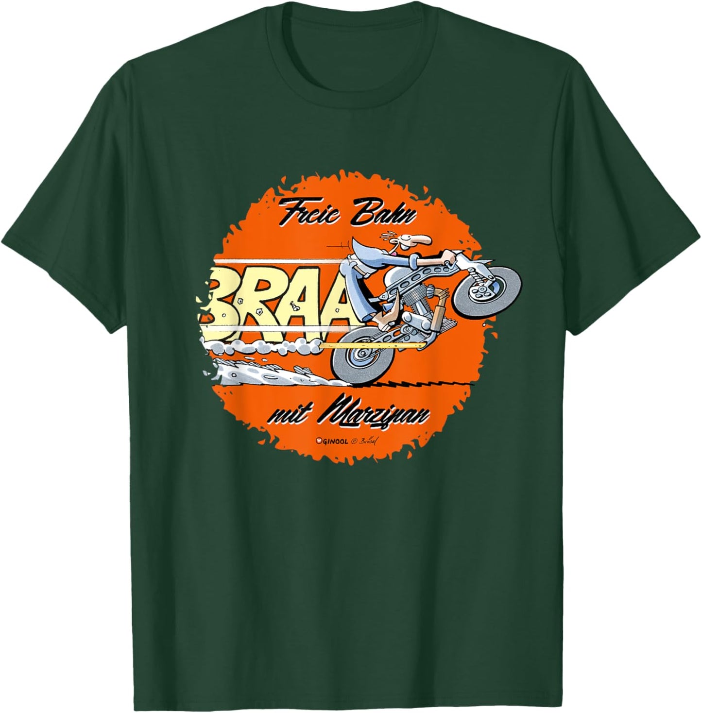 WERNER Freie Bahn with Marzipan , black T-Shirt - T-Shirt | Forest