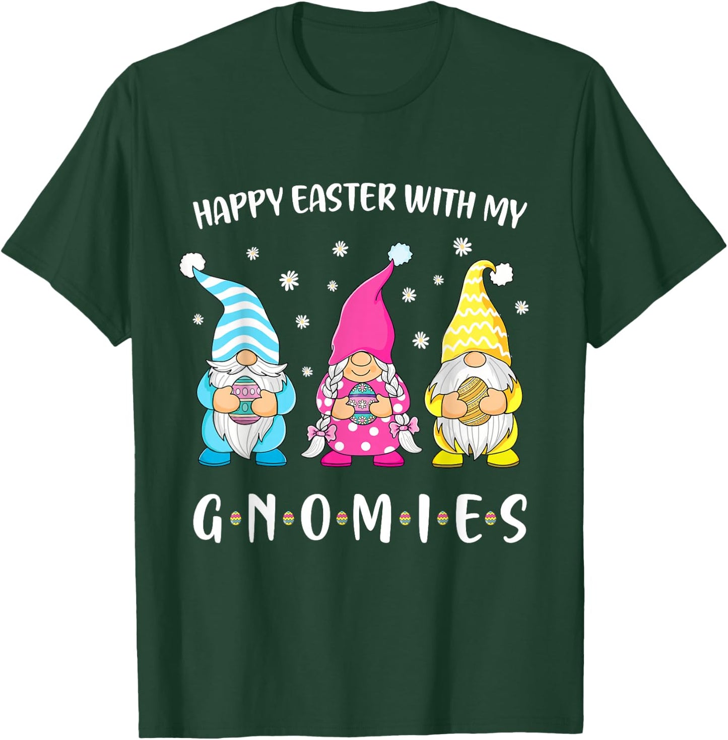 Cute gnomes Easter bunny, Easter egg, Easter nest, Happy Easter T-Shirt - T-Shirt | Forest
