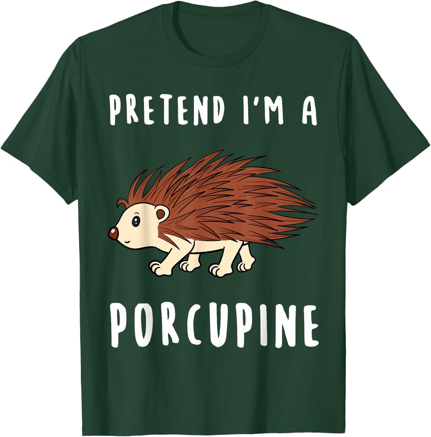 Porcupine Owner Quill Pig Rodent Spines Veterinarian Breeder T-Shirt - T-Shirt | Forest