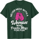 Never mess with a woman who beats things for fun boxing T-Shirt - T-Shirt | Forest