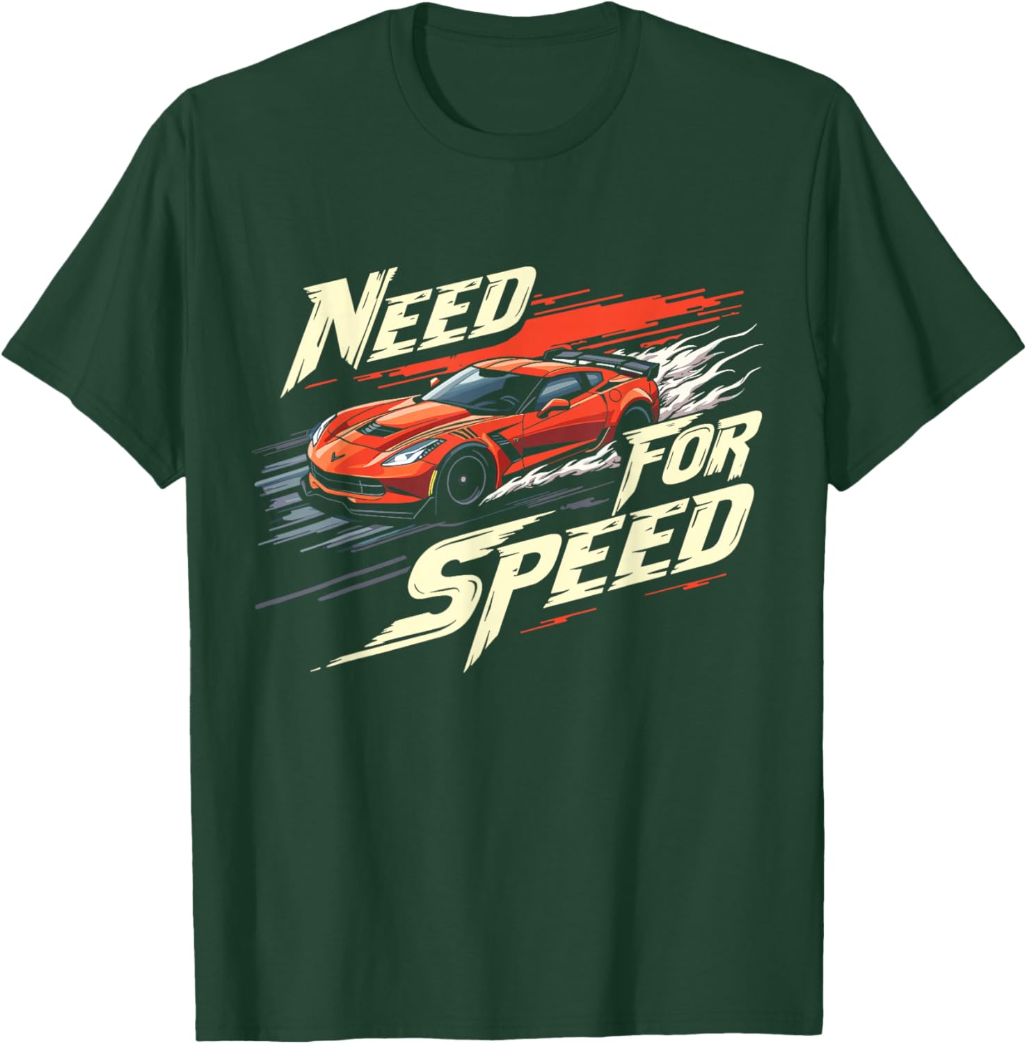 Need for Speed High-Octane Racing Graphic Design , black T-Shirt - T-Shirt | Forest