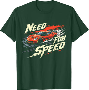 Need for Speed High-Octane Racing Graphic Design , black T-Shirt - T-Shirt | Forest
