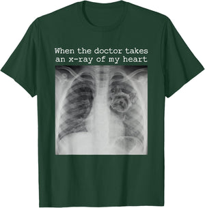When The Doctor Takes an X-ray of My Heart Yorkie Dog Mom T-Shirt - T-Shirt | Forest
