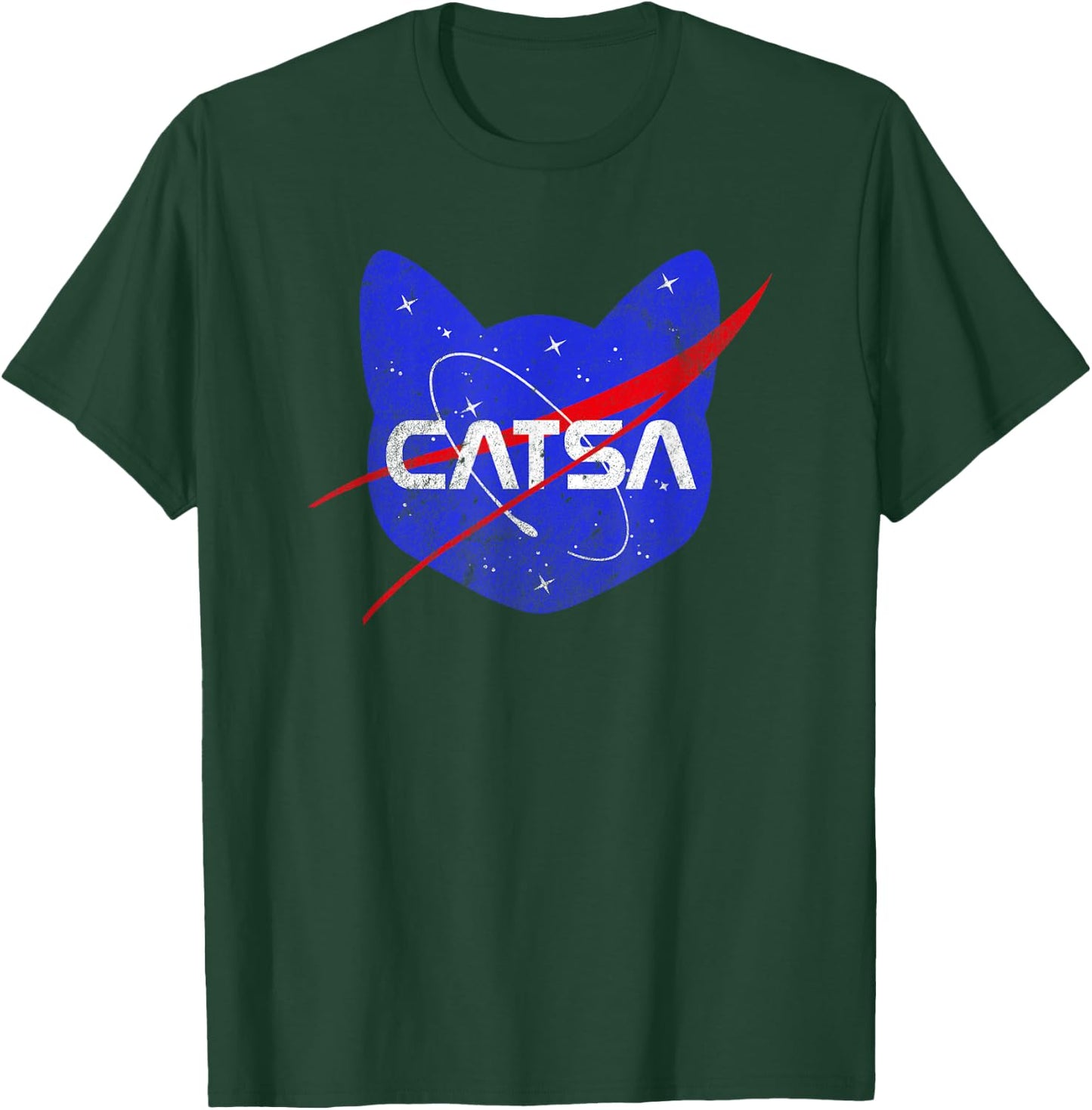 Space Cat Funny Universe Catsa T-Shirt - T-Shirt | Forest