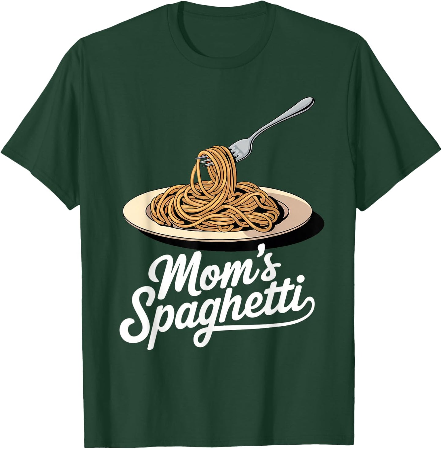 Spaghetti Mom's Humor Design for Spaghetti Lovers T-Shirt - T-Shirt | Forest