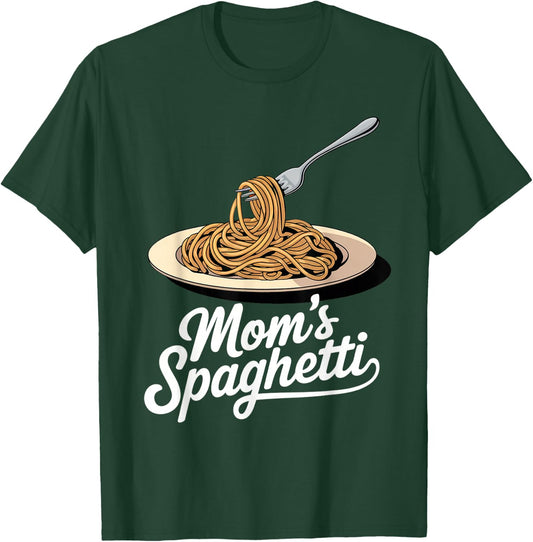 Spaghetti Mom's Humor Design for Spaghetti Lovers T-Shirt - T-Shirt | Forest