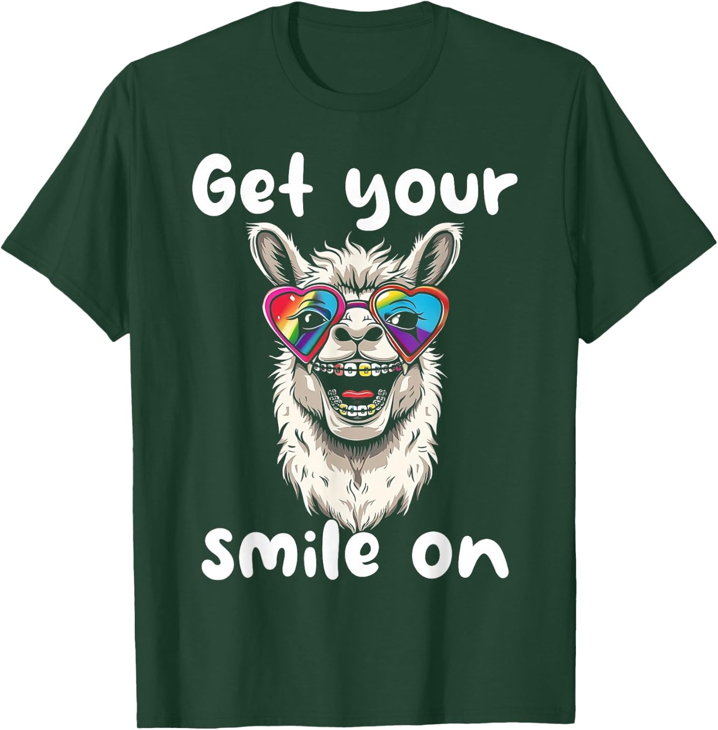 Orthodontist Animal Braces Boys Girls Kids Getting Braces T-Shirt - T-Shirt | Forest