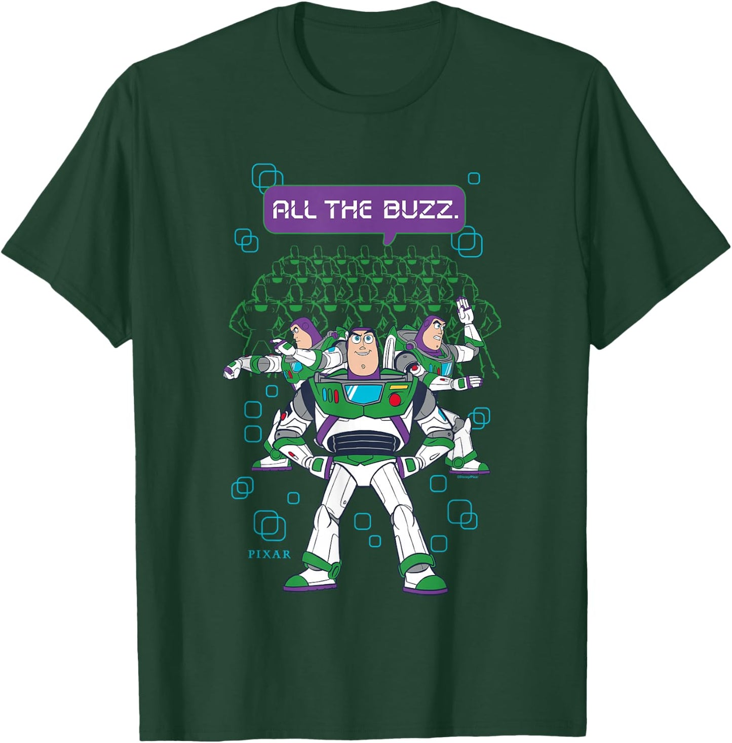 Disney Pixar Toy Story 5 All The Buzz Clone Rangers T-Shirt - T-Shirt | Forest