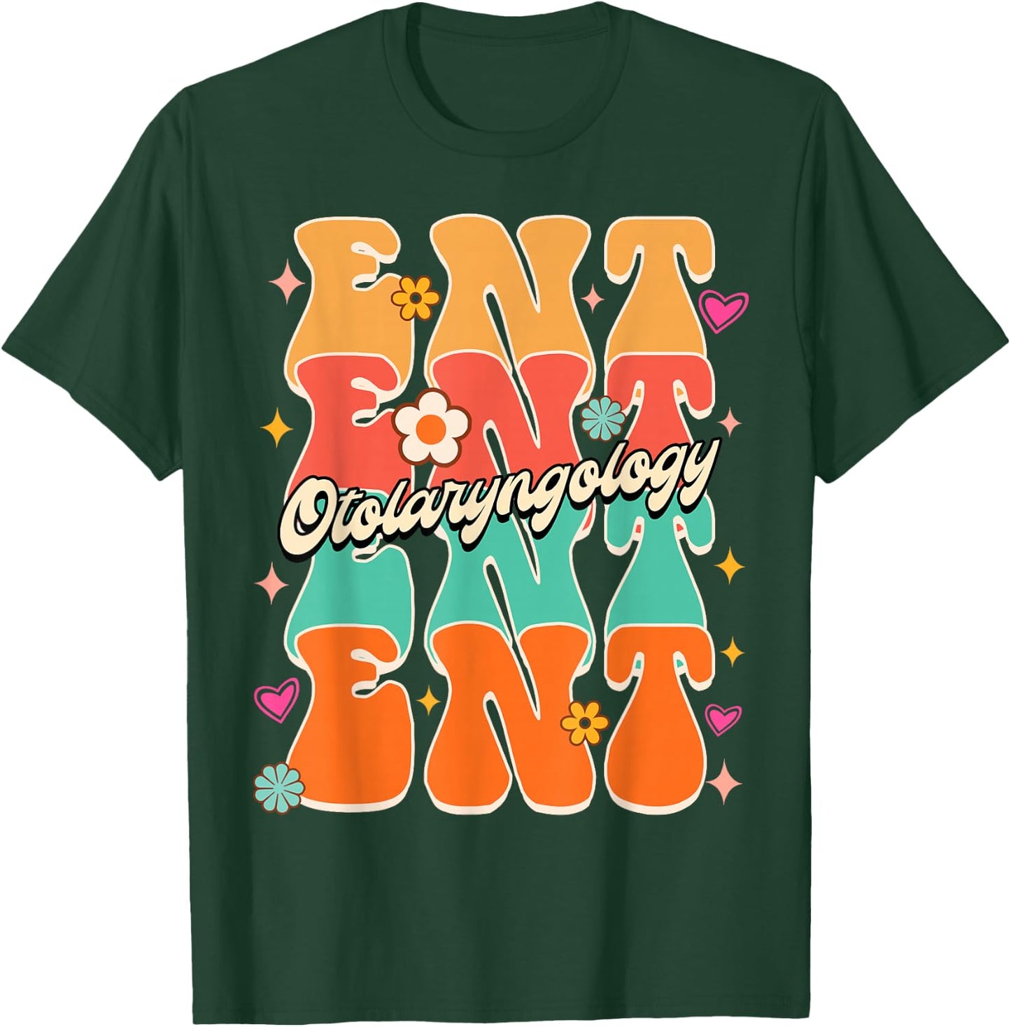 Otolaryngologist Otolaryngology Doctor ENT Ear Nose Throat T-Shirt - T-Shirt | Forest